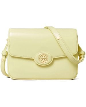 Tory Burch Robinson Spazzolato Verstelbare Schoudertas - Naturel
