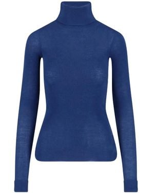 Frankie Shop Utica Roll-Neck Jumper - Blue