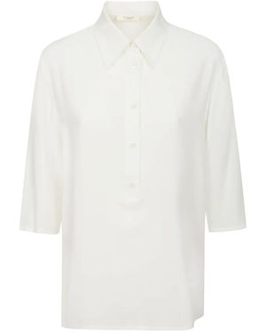 Glanshirt Tailored Button-Up Shirt - White
