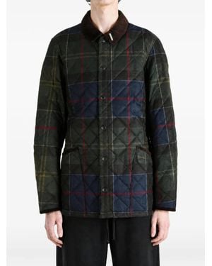Barbour Tartan Heritage Liddesdale Quilted Jacket - Black