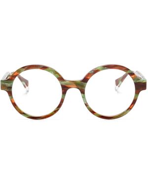 Gigi Studios Roxane Round-Frame Glasses - Green