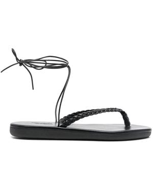 Ancient Greek Sandals Braided Open-Toe Sandals - White