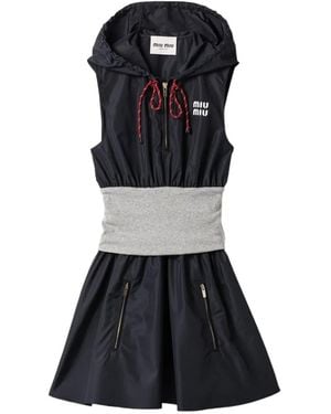 Miu Miu Technical Fabric Dress - Black