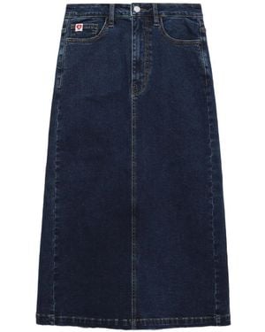 A Bathing Ape Front Slit Pocket Skirt - Blue