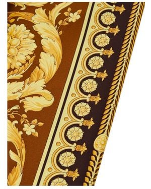 Versace Barocco Print Leggings - Metallic