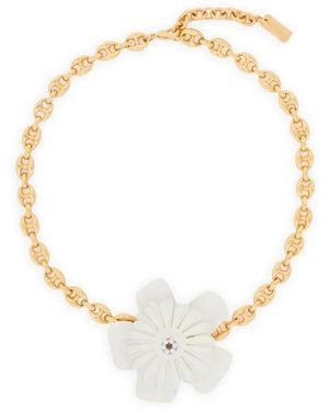 Chloé Gargantilla Bloom Con Motivo Floral - Blanco