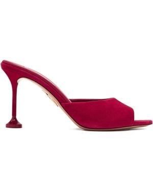 Aquazzura 85Mm Bisous Open-Toe Stiletto Sandals - Pink