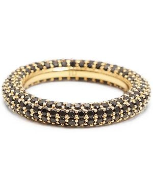 Izabel Display Pavé-Set Crystal-Embellished Rings - Metallic