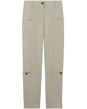 Proenza Schouler Tapered Pocket-Detail Pants - Natural