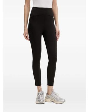 Helly Hansen Leggings A Vita Alta Con Logo - Nero