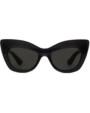 McQueen Cat-Eye Frame Sunglasses - Black