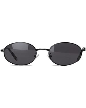 Samsøe & Samsøe Sacurtis Geometric-Frame Sunglasses - White