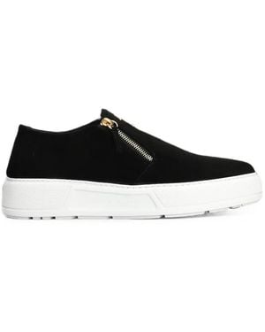 Giuseppe Zanotti Zip-Detail Sneakers - Black