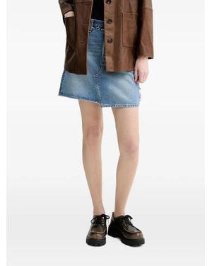 Levi's Frayed Denim Skirt - Blue