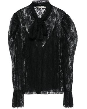 Chloé Floral-lace blouse - Negro