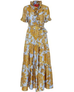 La DoubleJ Long And Sassy Midi Dress - Metallic