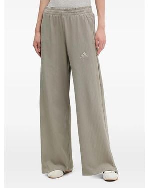 adidas All Szn Ribbed Track Trousers - Grey