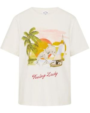 The Upside T-Shirt Con Stampa - Bianco