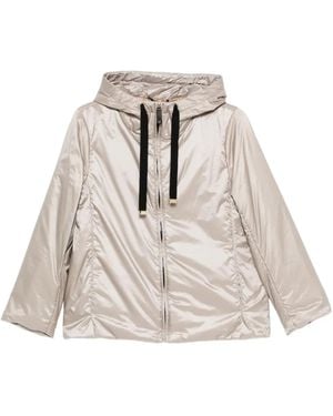 Max Mara Giacca The Cube Con Zip - Neutro