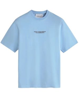 LES HÉRITIERS T-Shirt Roots À Slogan Imprimé - Bleu