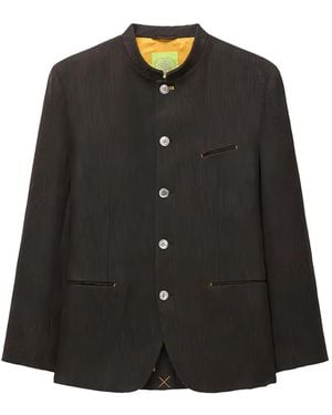 Shanghai Tang Perpetual Fortune Five-Button Jacket - Black