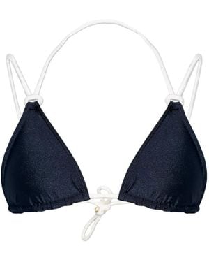 Cult Gaia Triangle Tie Bikini - Blue