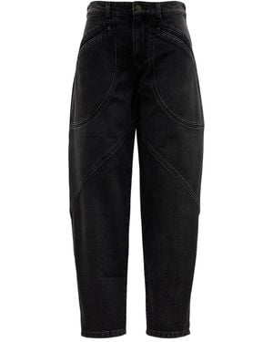 Isabel Marant Catarina ストレートジーンズ - ブラック