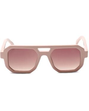 G.O.D Eyewear Thirty Four Dusty Geometric-Frame Sunglasses - Pink