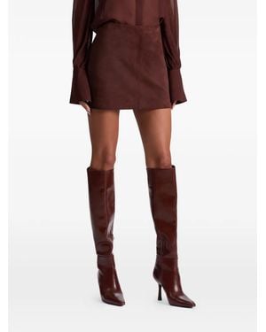 Alice + Olivia Minijupe Riley En Daim - Brown