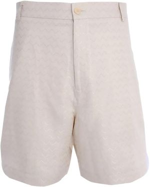 Missoni Zigzag-Pattern Shorts - Natural