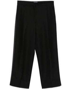 TOTEME Pantalones Plisados - Negro