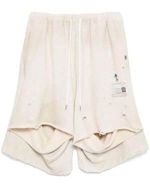 Maison Mihara Yasuhiro パネル ショートパンツ - ナチュラル
