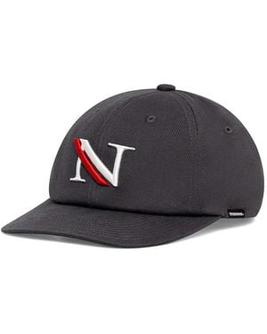 Neighborhood Logo-Embroidered Baseball Cap - Black