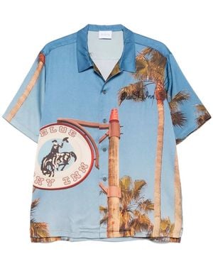 BLUE SKY INN Camisa Sign - Azul