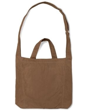 Another Aspect Cotton Tote Bag - Brown