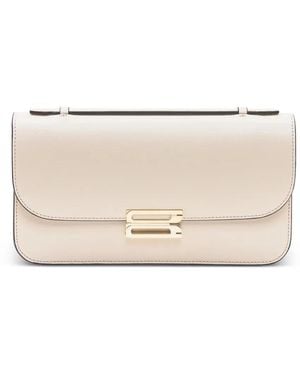 Victoria Beckham Midi Dorian Shoulder Bag - Natural