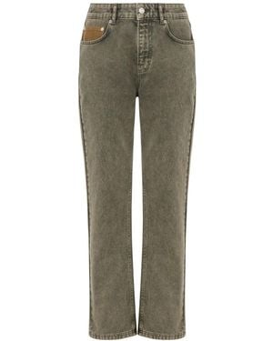 Moschino Jean Évasé À Coupe Courte - Vert
