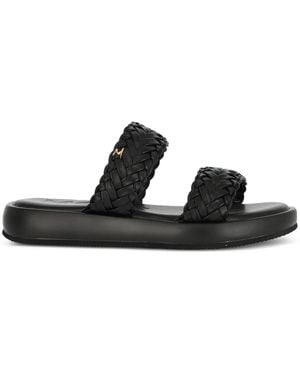 Mexx Braided-Strap Sandals - Black
