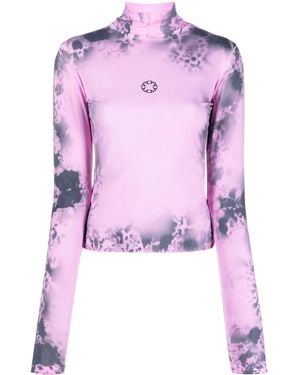 1017 ALYX 9SM T-Shirt Mit Stehkragen - Pink