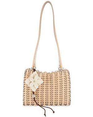 Rabanne 1969 Flip Shoulder Bag - Natural