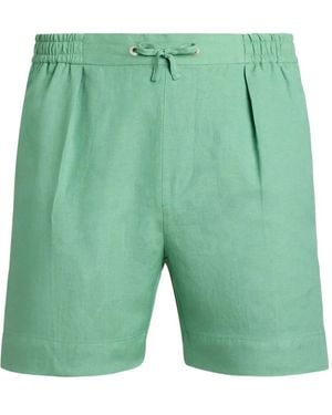 Ralph Lauren Linen-Blend Shorts - Green