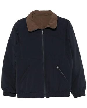Prada Wendbare Steppjacke Mit Reißverschluss - Blau