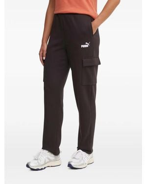 PUMA Pantalon Cargo À Logo Imprimé - Black