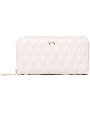 V73 Logo-Appliqué Wallet - Pink