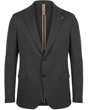 MULISH Single-Breasted Cotton Suit - Black