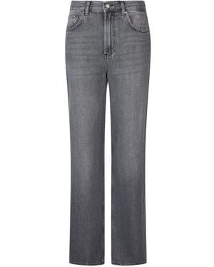 Liu Jo High-Rise Wide-Leg Jeans - Grey