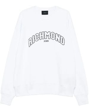 John Richmond ロゴ スウェットシャツ - ホワイト