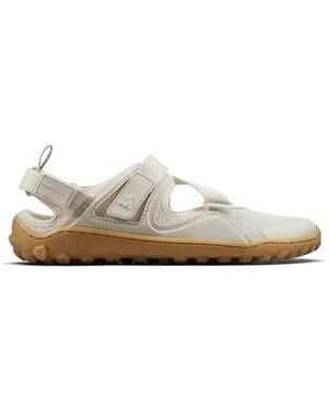 Vivobarefoot Tracker Mesh Touch-Strap Sandals - White