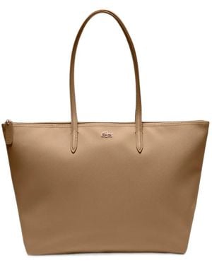 Lacoste Large L.12.12 Tote Bag - Natural