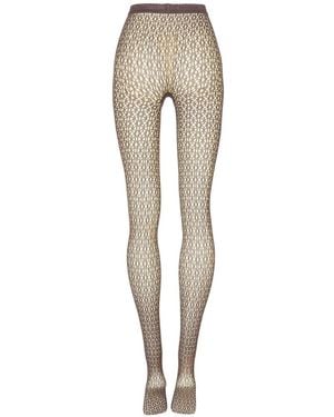 Wolford Daisy Net Tights - Natural